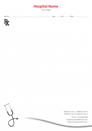Surgeon Prescription Pad Design