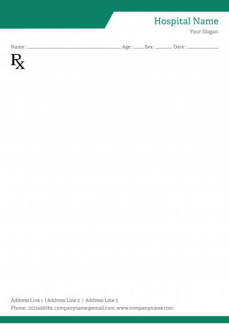 Physiotherapy Prescription Pad Design