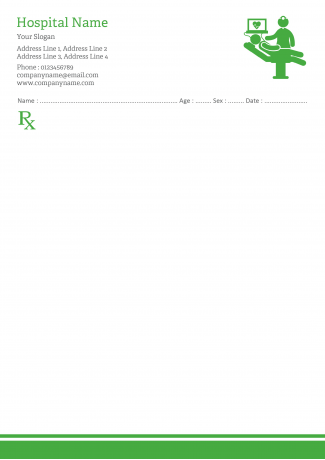 Nutritionist Prescription Pad Design