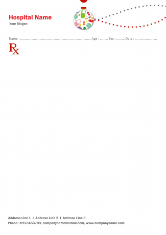 neuro physician Prescription Pad Design