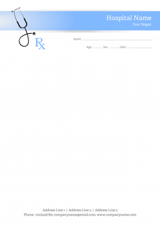Pulmonologist Prescription Pad Design