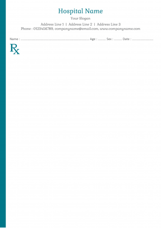 Premium Prescription Pad Design