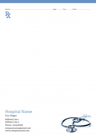 Rx pad Prescription Pad Design