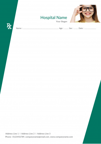 Ophthalmologist Prescription Pad Design