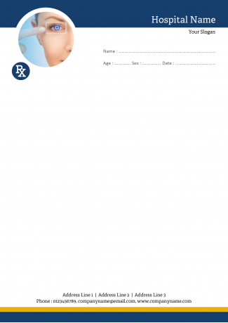 Eye Doctor Prescription Pad Design