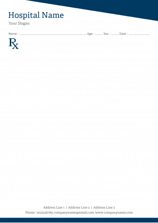 Premium Prescription Pad Design