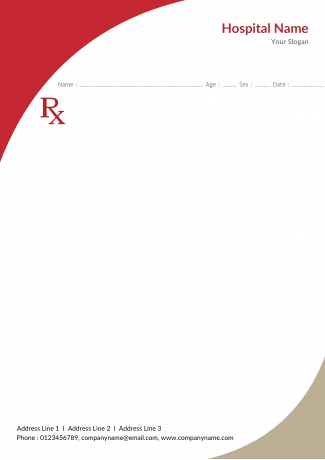 Premium Prescription Pad Design