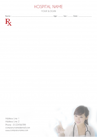 Doctor's Prescription Pad Design