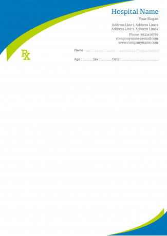 Premium Prescription Pad Design
