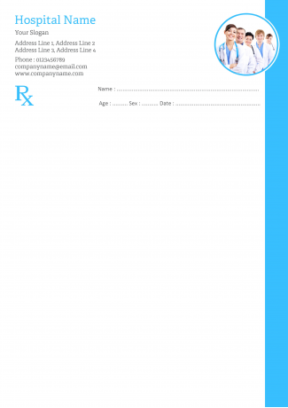 Doctor's Prescription Pad Design