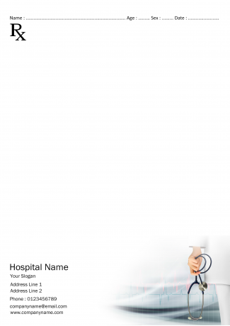 Doctor's Prescription Pad Design