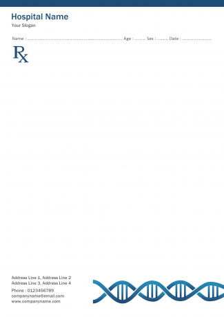 neurologist Prescription Pad Design