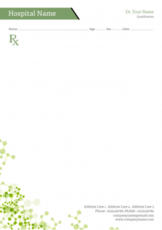 Neurosurgeon Prescription Pad Design