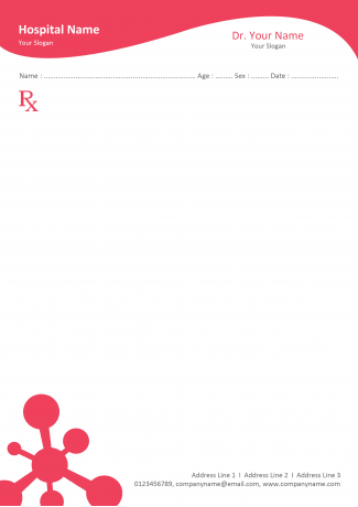 Neurosurgeon Prescription Pad Design