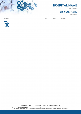 Dietitian Prescription Pad Design