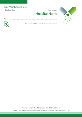 Premium Prescription Pad Design