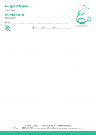 Simple Prescription Pad Design