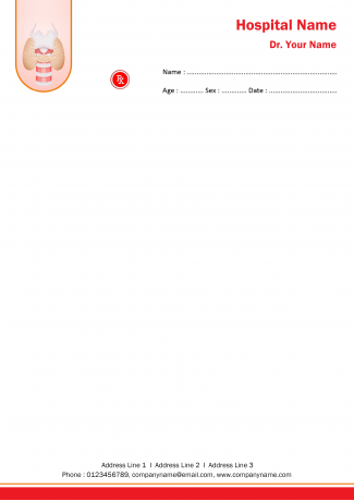 Pulmonologist Prescription Pad Design