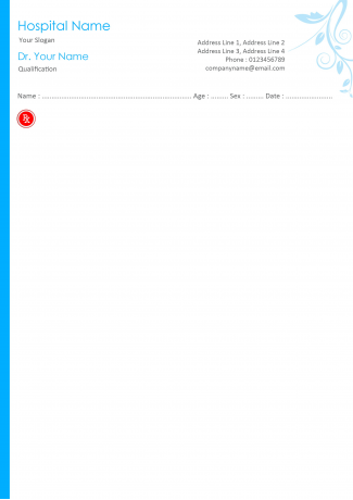 Premium Prescription Pad Design