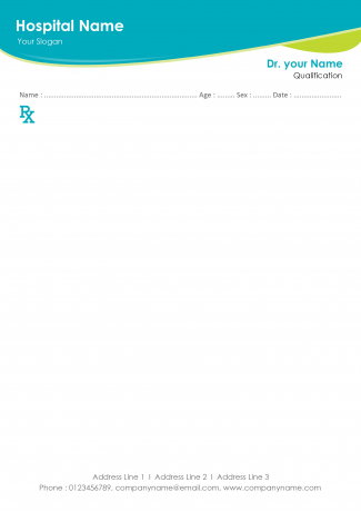 Premium Prescription Pad Design