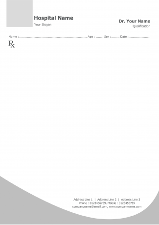 simple Prescription Pad Design