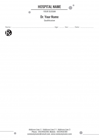 Simple Prescription Pad Design