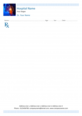 Endocrinologist Prescription Pad Design