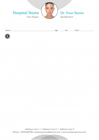 Skin Specialist Prescription Pad Design
