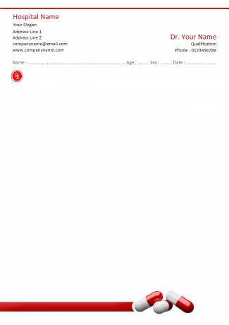 Simple Prescription Pad Design
