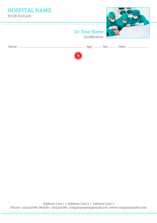 Surgeon Prescription Pad Design