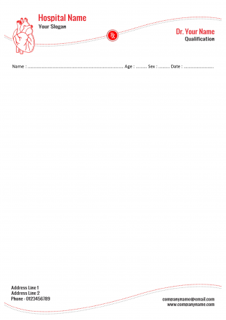 Cardiologist Prescription Pad Design