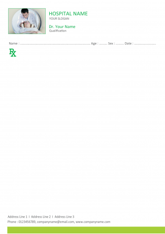 Radiologist Prescription Pad Design