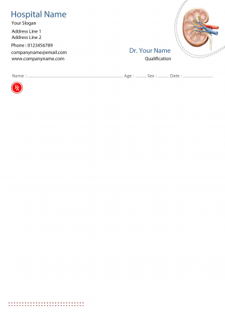 nephrologist Prescription Pad Design