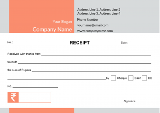 Professional Receipt Design