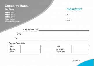 Professional  Receipt Design