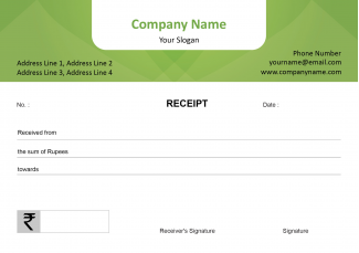 Premium  Receipt Design