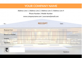Interior Designer Receipt Design