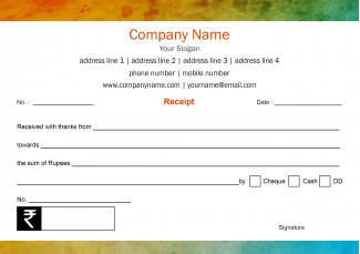 Premium  Receipt Design