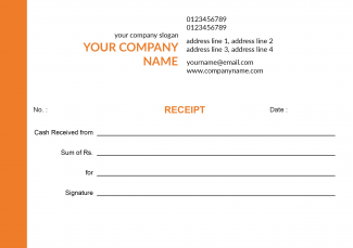 Professional  Receipt Design
