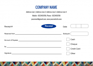 Abstract  Receipt Design