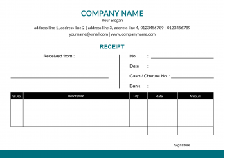 Doctor's Receipt Design