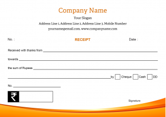 Premium Receipt Design