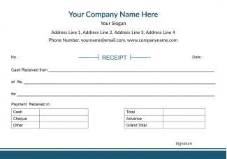 Industry Receipt Design