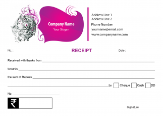Dj Receipt Design