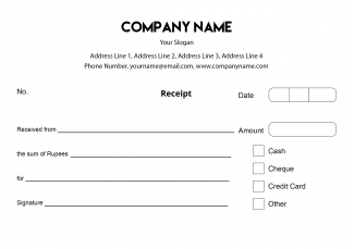 Advocate Receipt Design