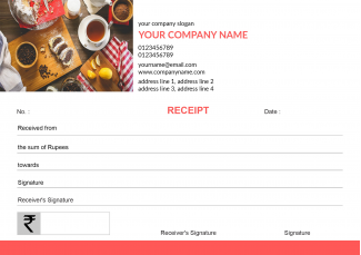 Bakery Receipt Book