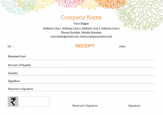 Florist Receipt Book