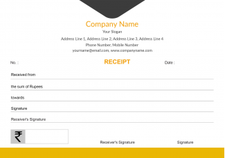 Courier Receipt Book