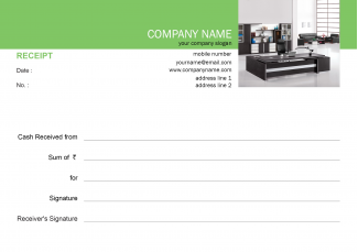 Corporate Receipt Book