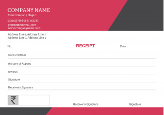 Custom Receipt Book
